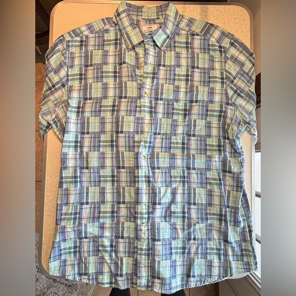 SOUTHERN TIDE | mens Maho Bay Plaid Shirt Size: L - Picture 5 of 15